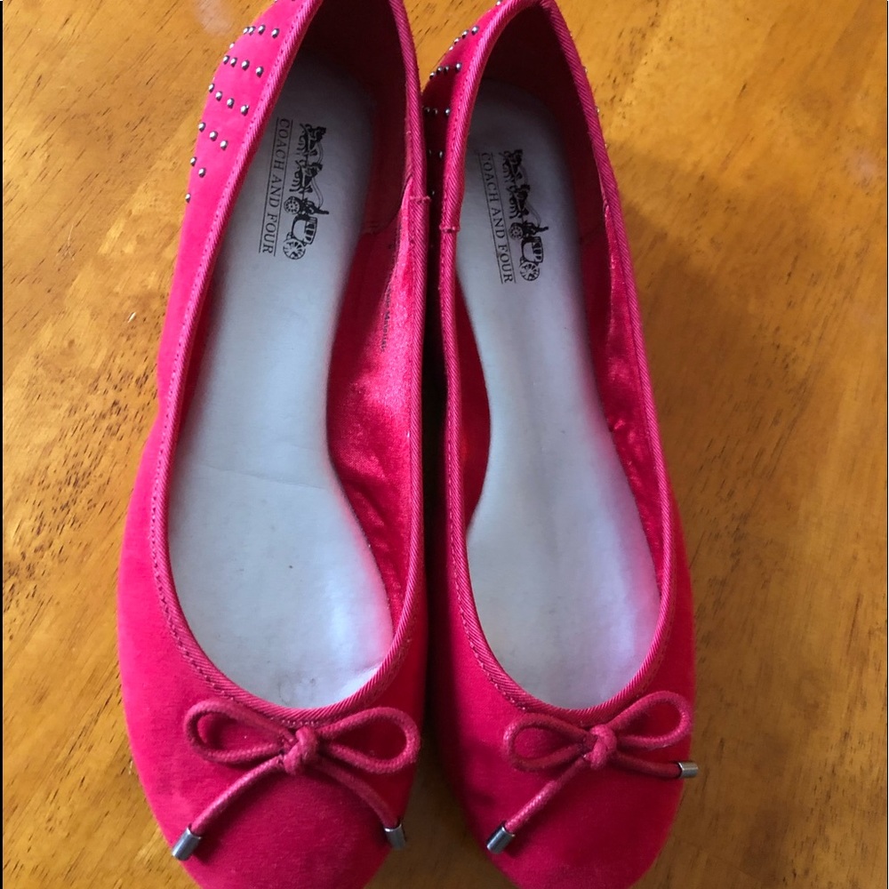 Red Coach and Four Flats